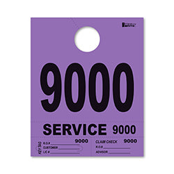 4 Part Heavy Brite Dispatch Numbers - Purple - 9000-9999